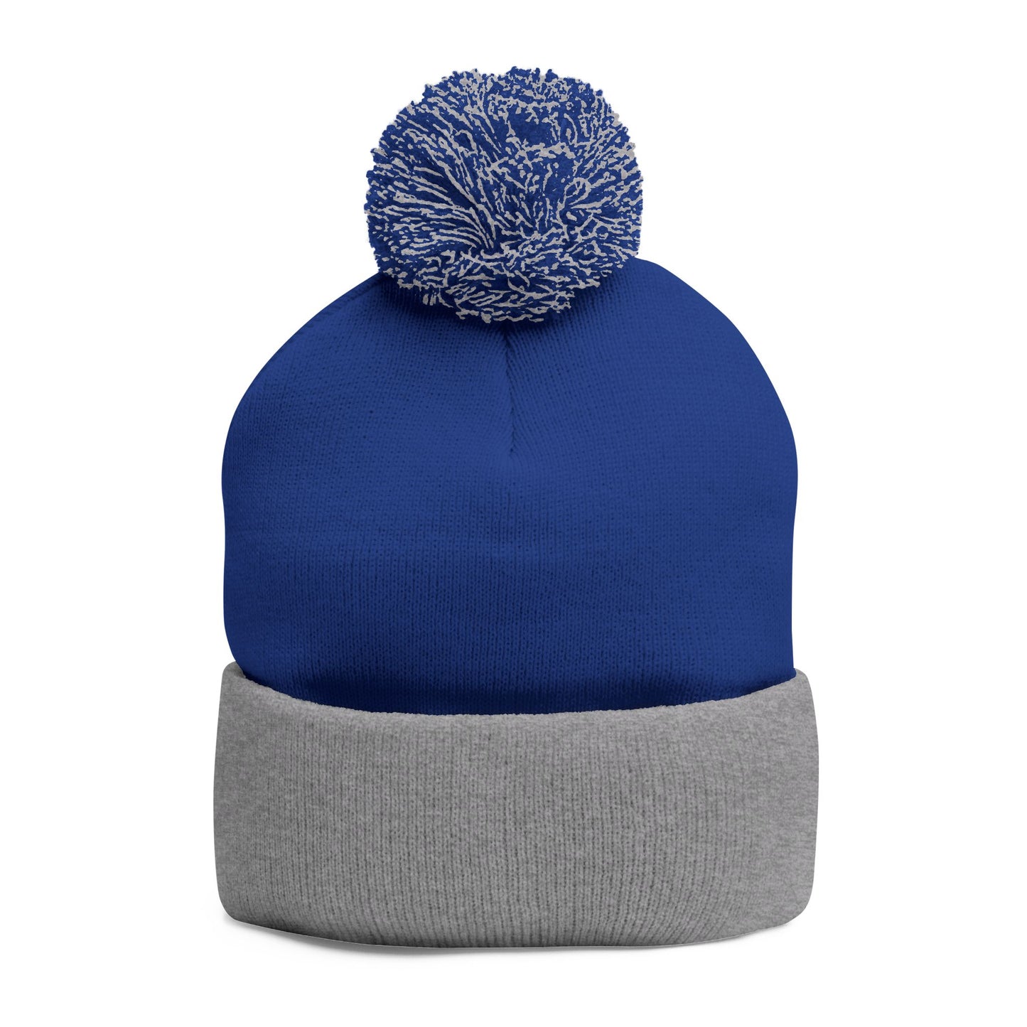Cozy Pom-Pom Knit Cap, Winter Hat, Embroidered Beanie, Gift for Her, Outdoor Accessories, Holiday Essentials