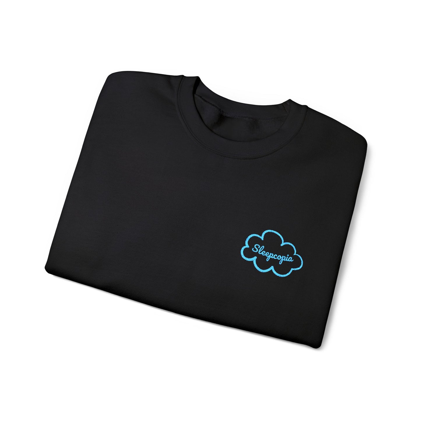 Embroidered Sleepcopia Name Unisex Crewneck Sweatshirt