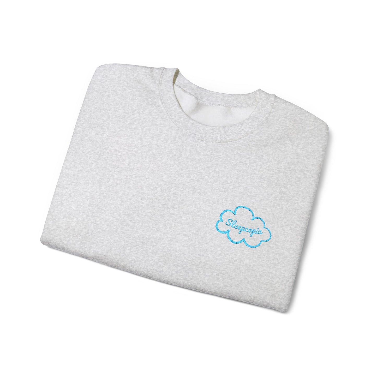 Embroidered Sleepcopia Name Unisex Crewneck Sweatshirt