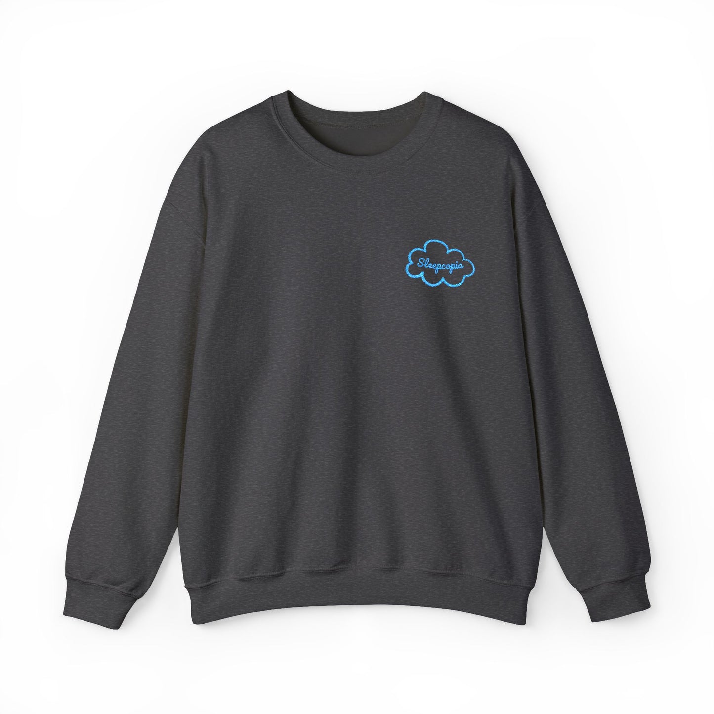 Embroidered Sleepcopia Name Unisex Crewneck Sweatshirt