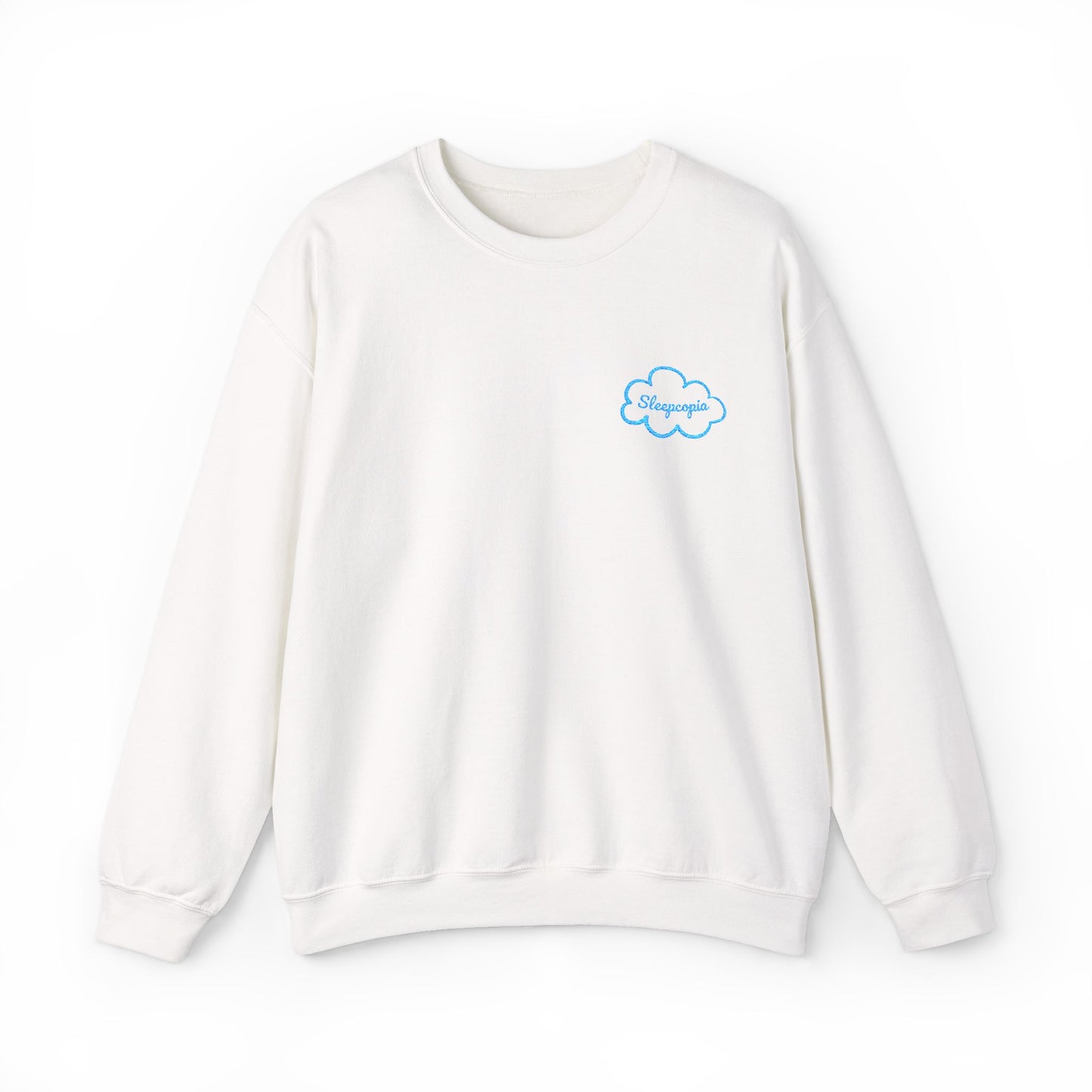Embroidered Sleepcopia Name Unisex Crewneck Sweatshirt