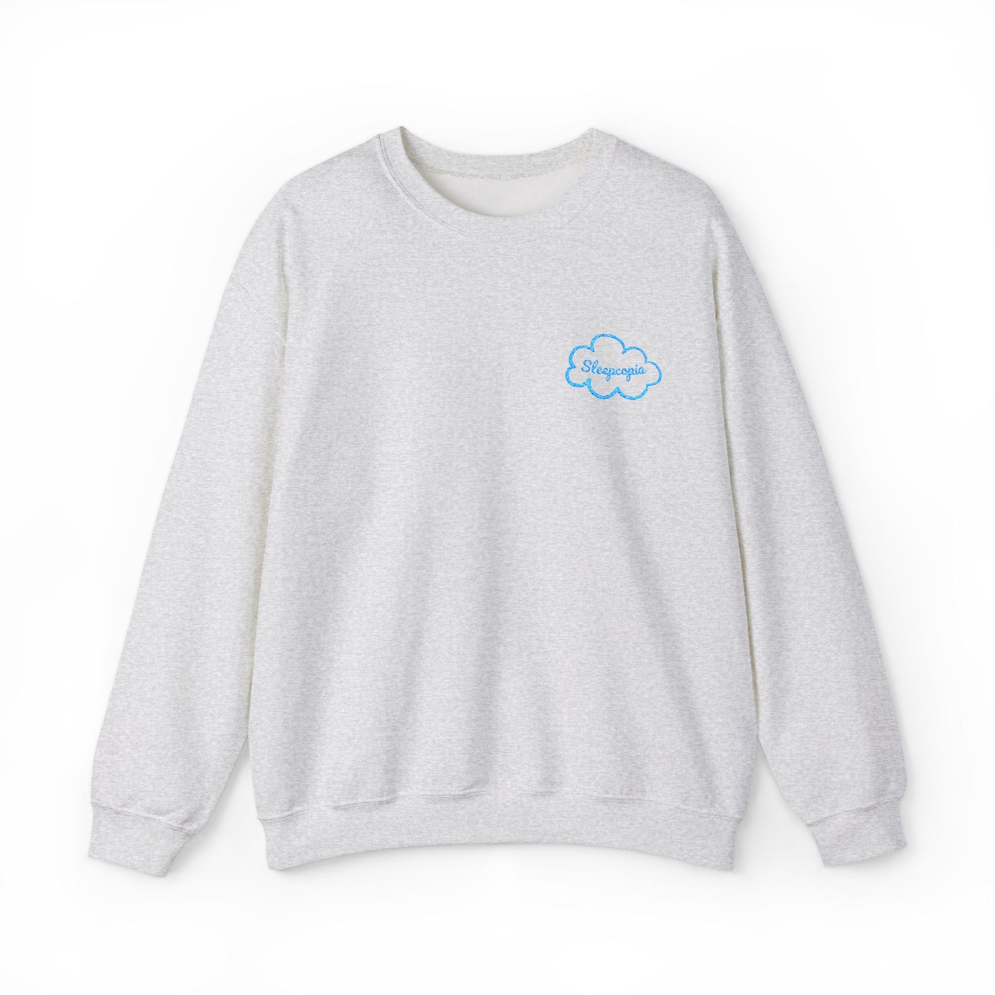 Embroidered Sleepcopia Name Unisex Crewneck Sweatshirt
