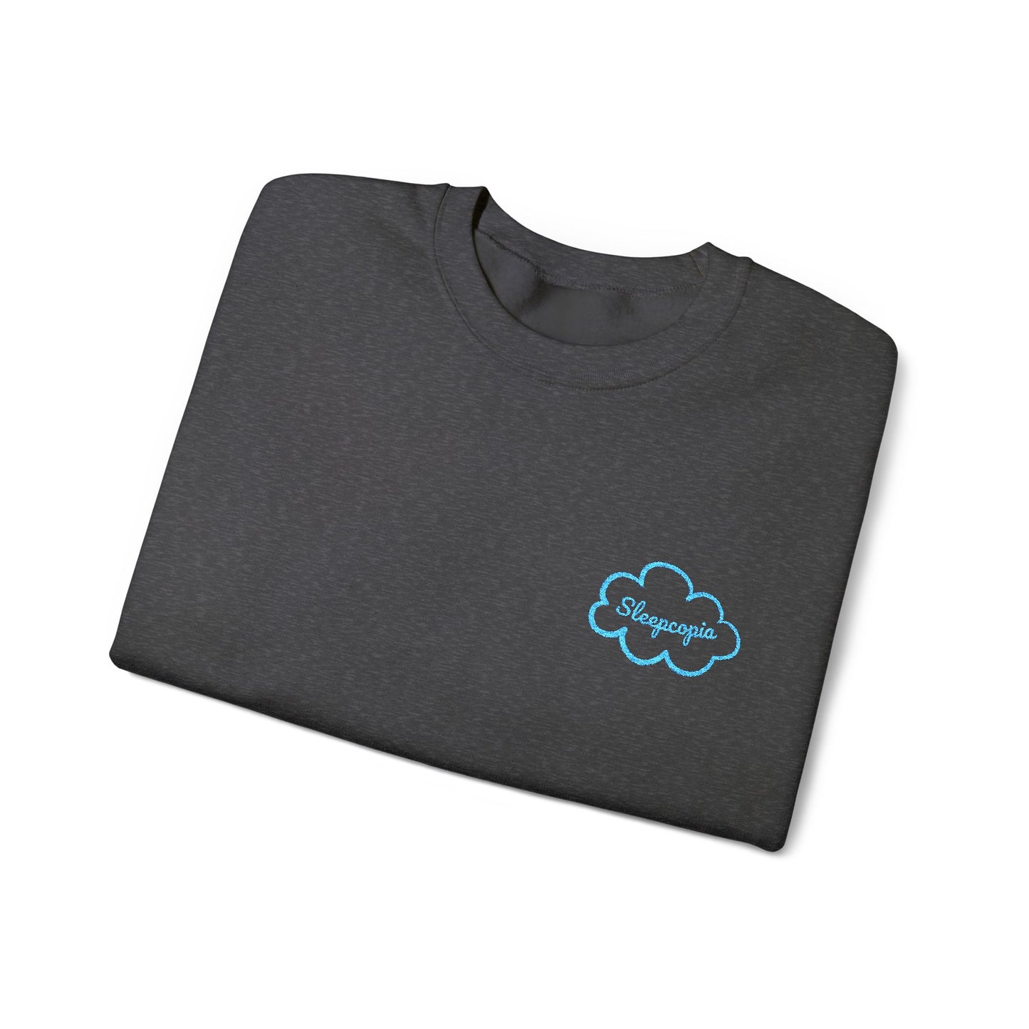 Embroidered Sleepcopia Name Unisex Crewneck Sweatshirt
