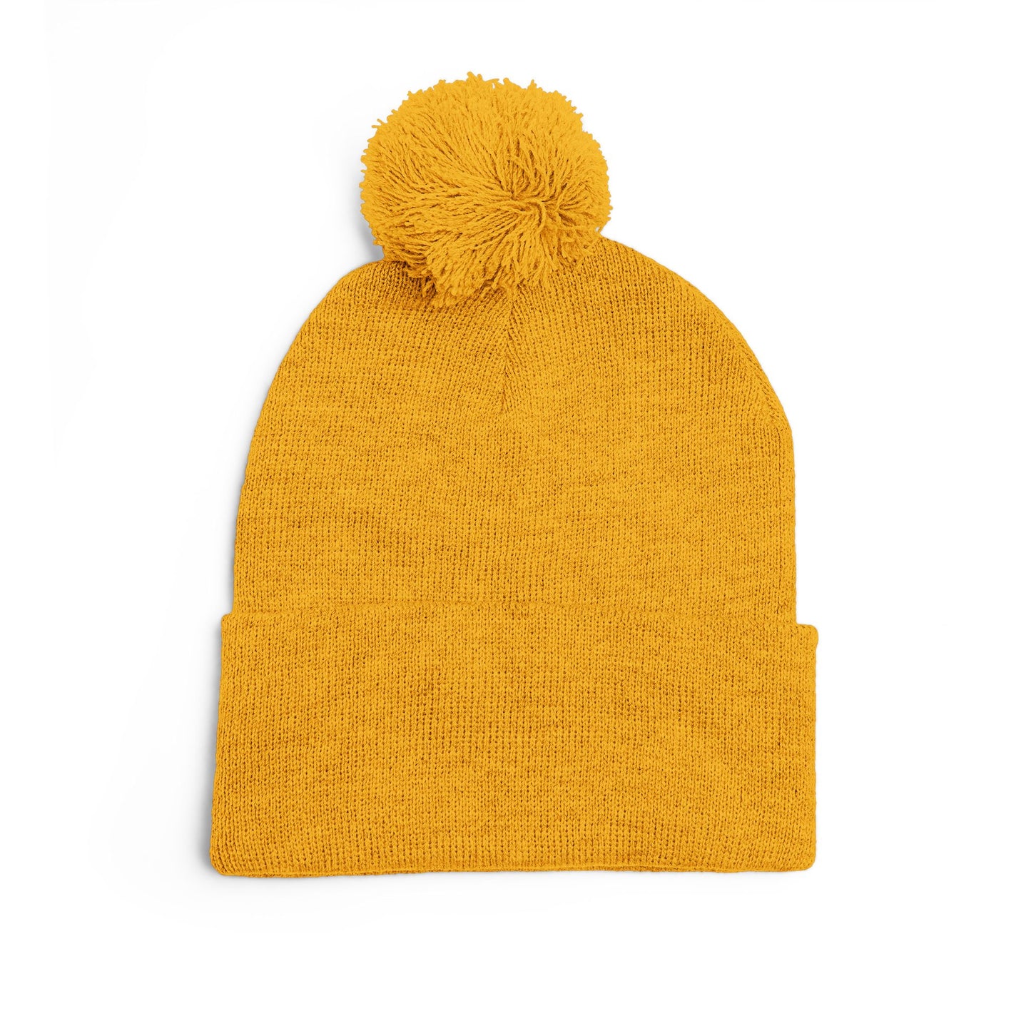 Cozy Pom-Pom Knit Cap, Winter Hat, Embroidered Beanie, Gift for Her, Outdoor Accessories, Holiday Essentials