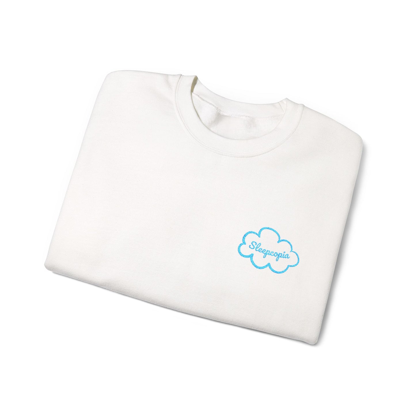 Embroidered Sleepcopia Name Unisex Crewneck Sweatshirt