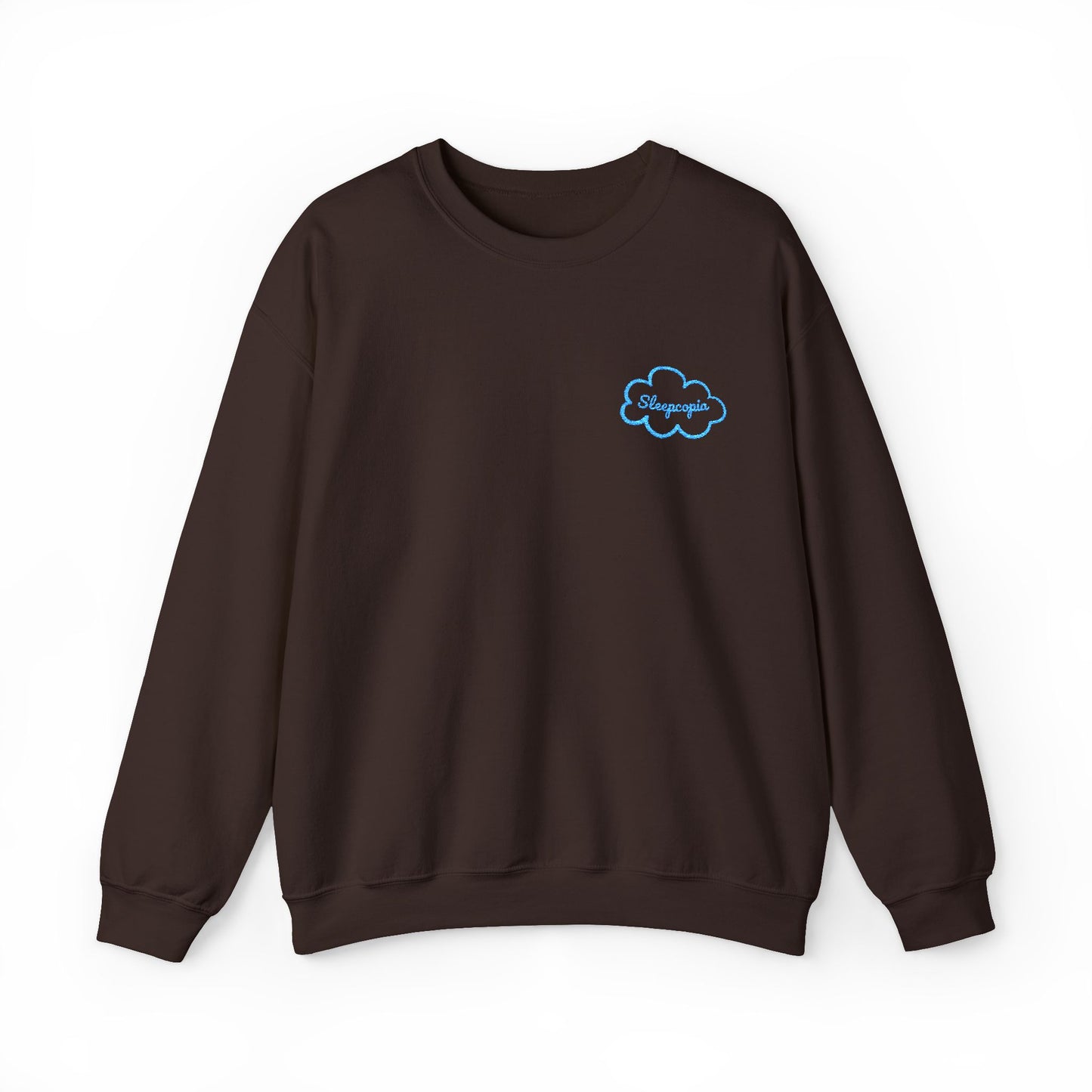 Embroidered Sleepcopia Name Unisex Crewneck Sweatshirt