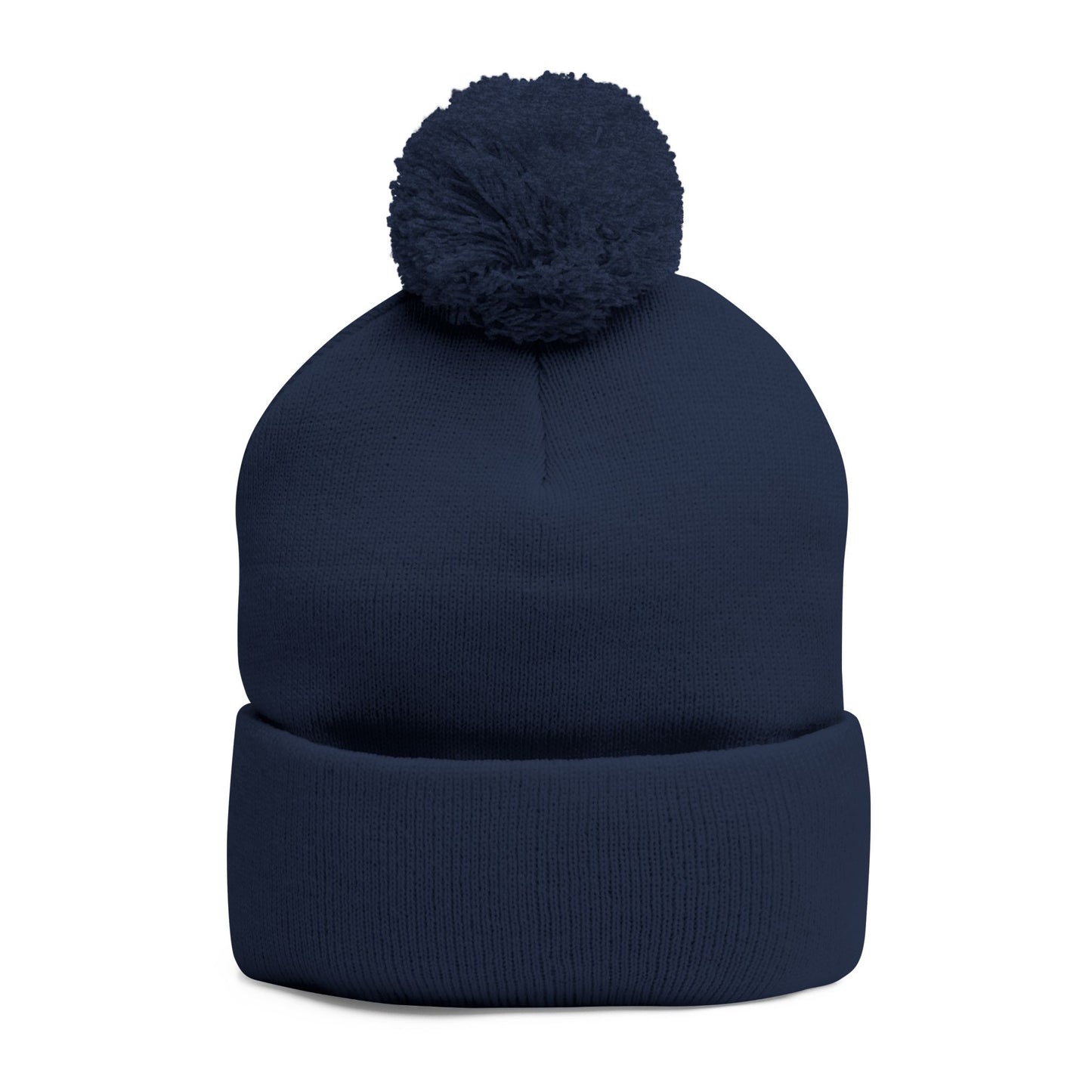 Cozy Pom-Pom Knit Cap, Winter Hat, Embroidered Beanie, Gift for Her, Outdoor Accessories, Holiday Essentials
