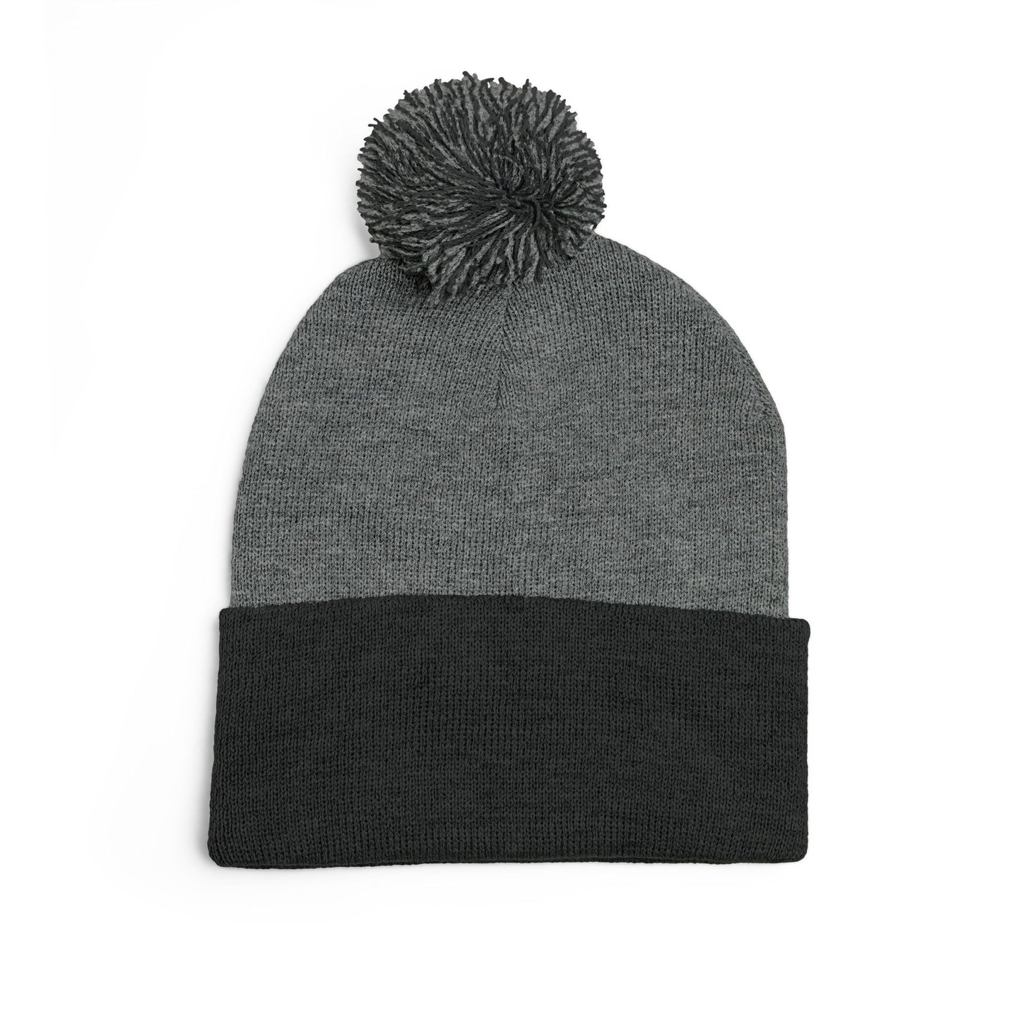 Cozy Pom-Pom Knit Cap, Winter Hat, Embroidered Beanie, Gift for Her, Outdoor Accessories, Holiday Essentials