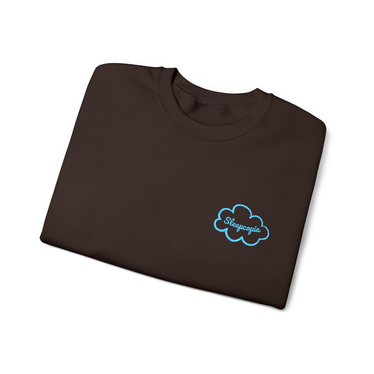 Embroidered Sleepcopia Name Unisex Crewneck Sweatshirt
