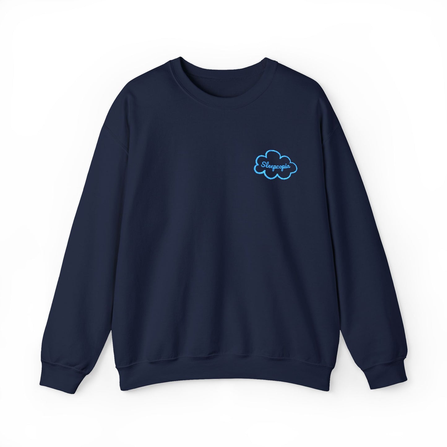 Embroidered Sleepcopia Name Unisex Crewneck Sweatshirt