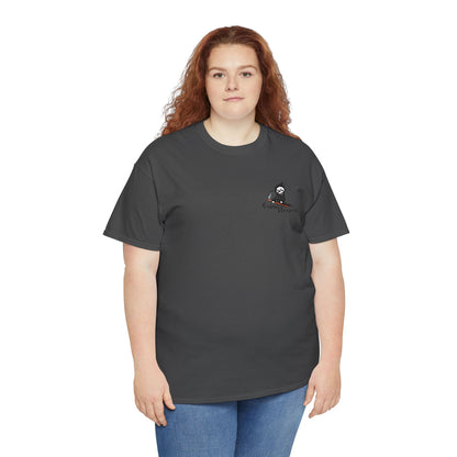 Grim Sleeper Embroidered Unisex Tee, Cool Halloween Cotton T-Shirt