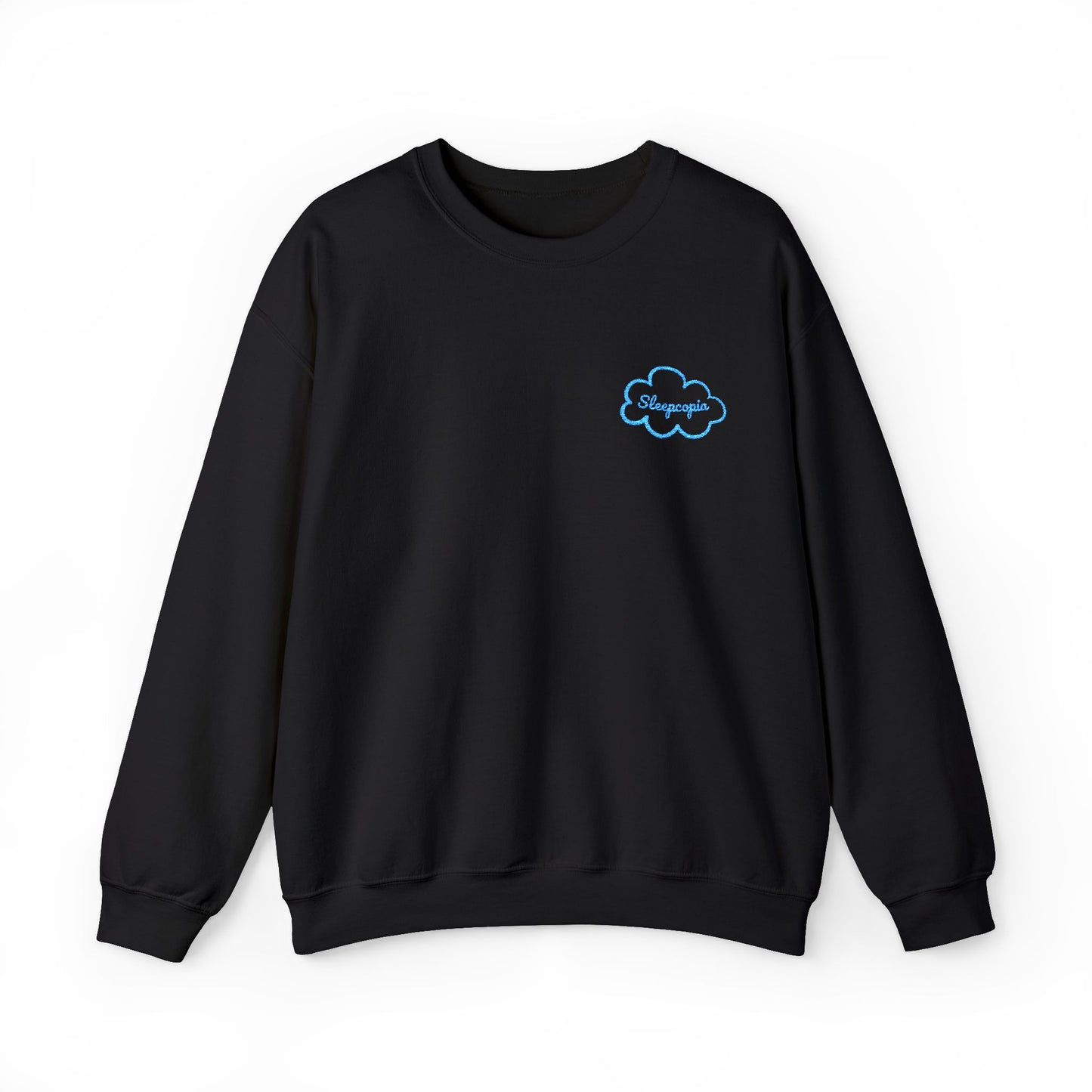 Embroidered Sleepcopia Name Unisex Crewneck Sweatshirt