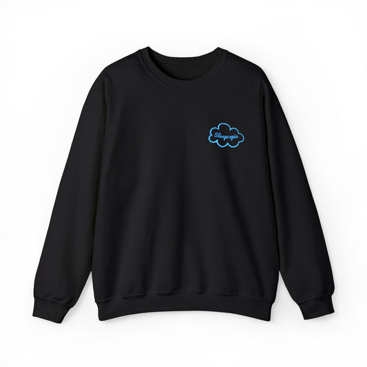 Embroidered Sleepcopia Name Unisex Crewneck Sweatshirt