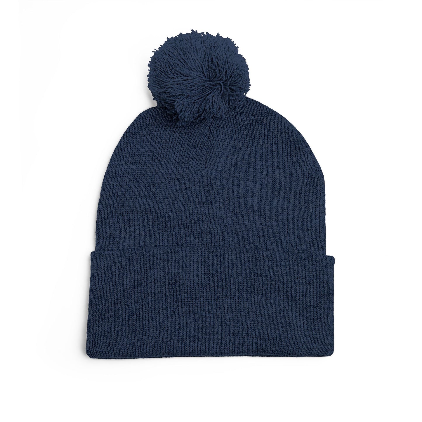 Cozy Pom-Pom Knit Cap, Winter Hat, Embroidered Beanie, Gift for Her, Outdoor Accessories, Holiday Essentials