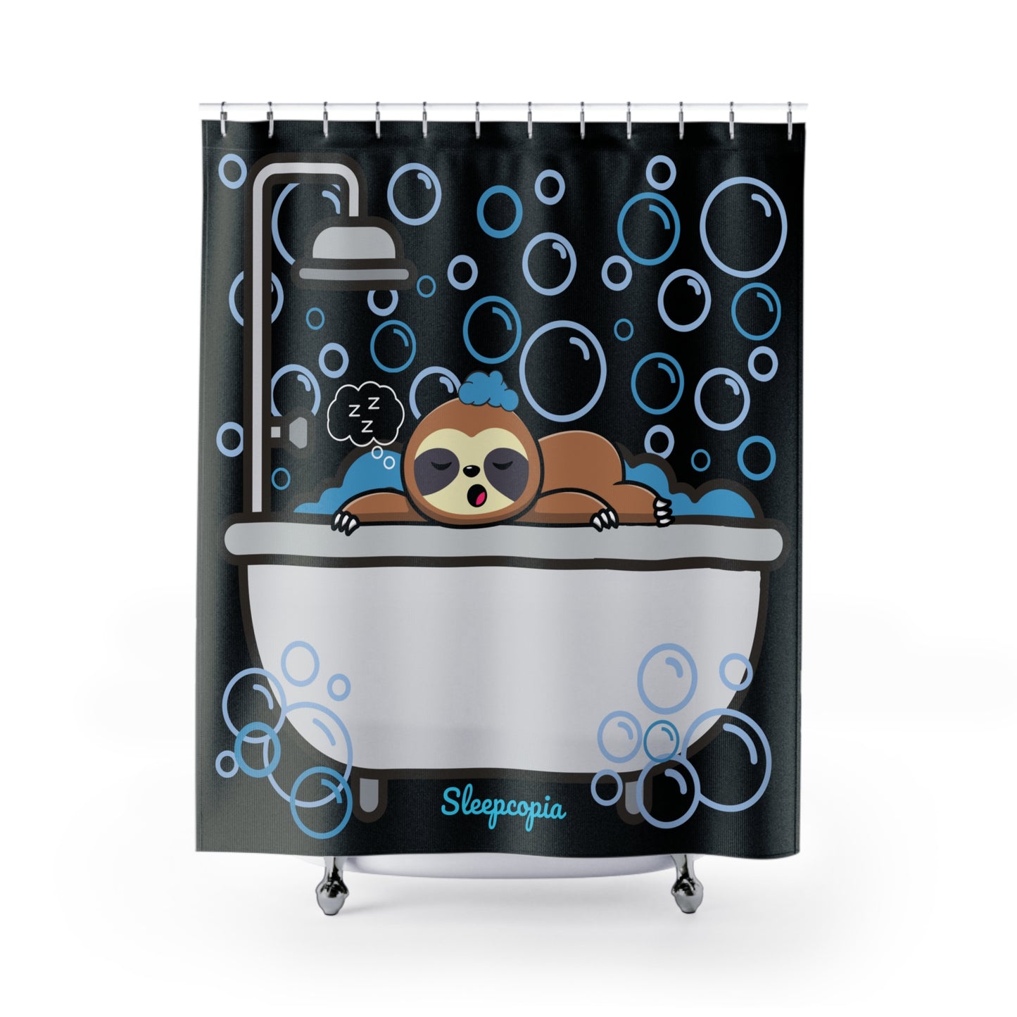 Cozy Sloth Shower Curtain - Cute Bathroom Decor, Animal Themed Decor, Bath Accessories, Unique Gift for Sloth Lovers, Fun Home Design