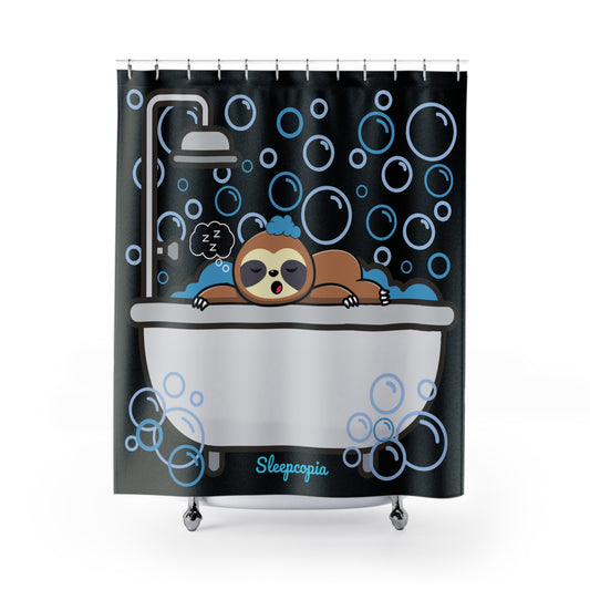 Cozy Sloth Shower Curtain - Cute Bathroom Decor, Animal Themed Decor, Bath Accessories, Unique Gift for Sloth Lovers, Fun Home Design
