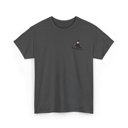 Grim Sleeper Embroidered Unisex Tee, Cool Halloween Cotton T-Shirt
