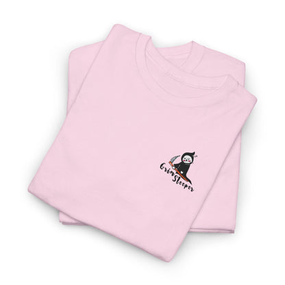 Grim Sleeper Embroidered Unisex Tee, Cool Halloween Cotton T-Shirt