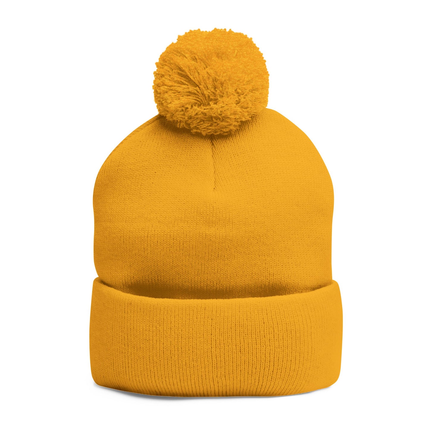 Cozy Pom-Pom Knit Cap, Winter Hat, Embroidered Beanie, Gift for Her, Outdoor Accessories, Holiday Essentials