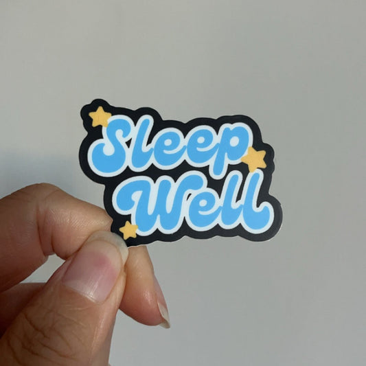 Sleep Well Sticker
